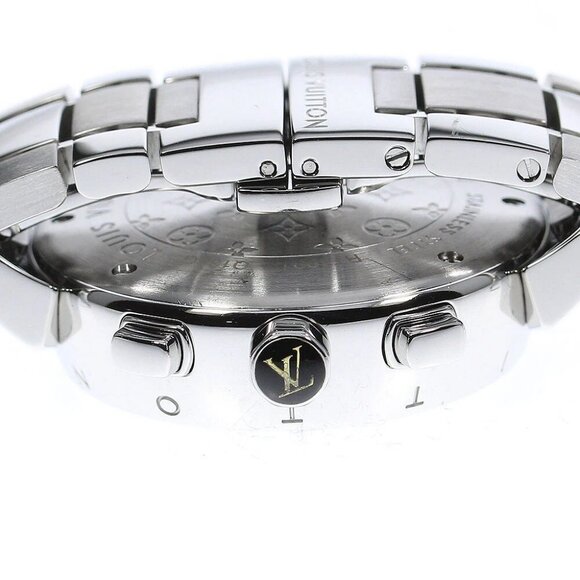 LOUIS VUITTON Tambour Lovely Cup MM Q132G Chronograph Quartz Ladies Watch - Picture 11 of 12